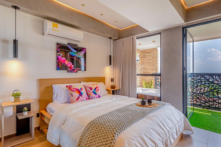H405 | Loft con Jacuzzi privado y vistas top