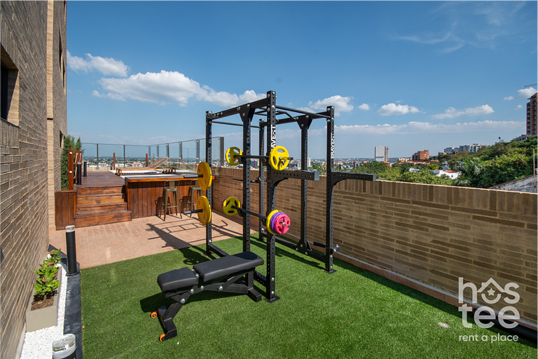 H508 I Loft de Lujo con balcón I Ubicación top