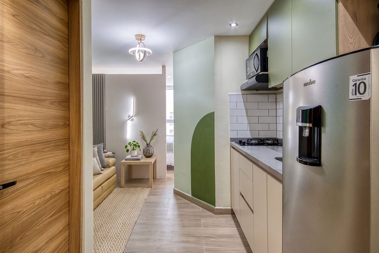V306 | Loft c/ Balcón + Piscina + Seg 24/7