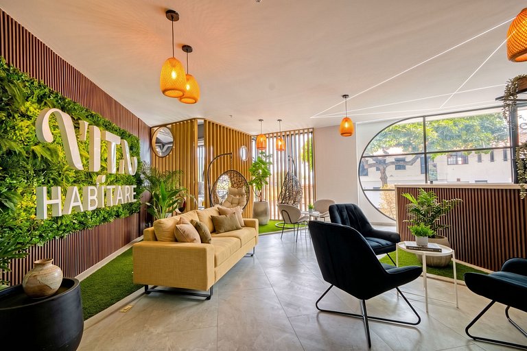 V306 | Loft c/ Balcón + Piscina + Seg 24/7