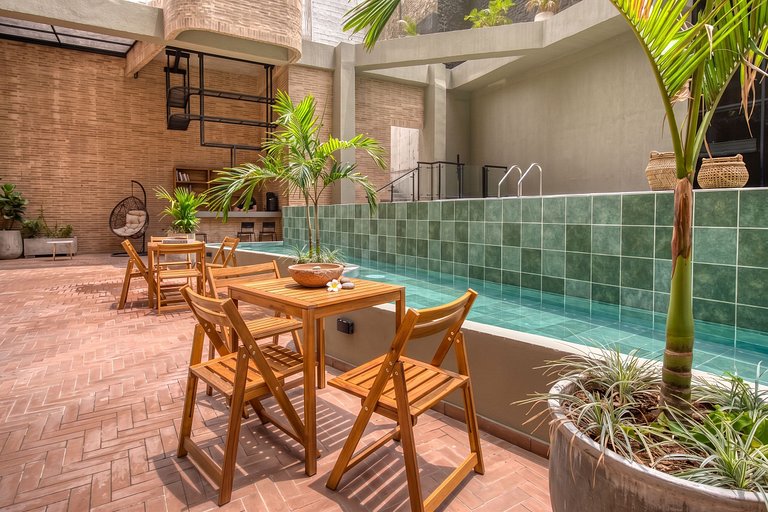 V306 | Loft c/ Balcón + Piscina + Seg 24/7