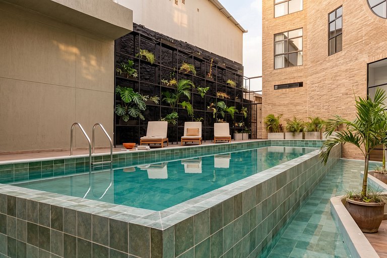V306 | Loft c/ Balcón + Piscina + Seg 24/7