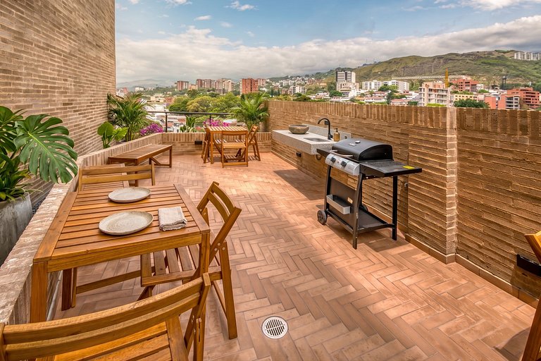 V306 | Loft c/ Balcón + Piscina + Seg 24/7